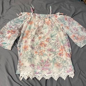 Off the shoulder blouse